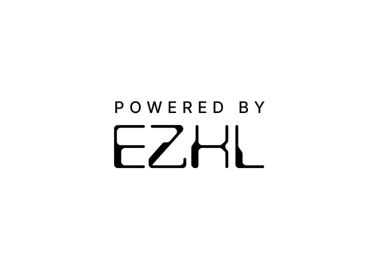 Powered by EZKL (Black)