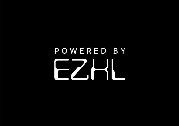 Powered by EZKL (White)
